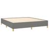 Vidaxl Bed Frame Without Mattress, Dark Gray, 160X200 Cm, Upholstered