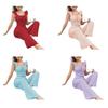 Damen Lochstickerei Pyjama Set 2 Teile Rüschen Ärmelloses Tanktop Und Lange Hose Pjs Set Sommer Lounge Nachtwäsche