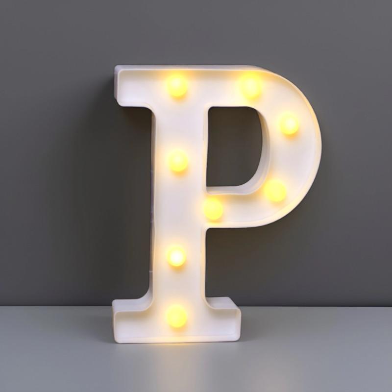 22cm LED Letter & Number Lights for Events - Perfect for Birthdays & Proposals.