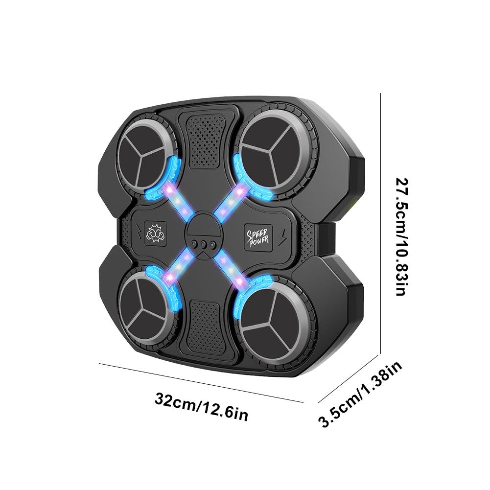 Intelligente Musik Boxmaschine Boxtraining Wandzielscheibe Kinder Sport Fitness RGB Licht Boxtrainer Heim Schlag Ausrüstung