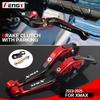 For Yamaha XMAX 300/250/125/400 -2025 Parking Brake Lever Set Folding Brake Handle Levers with Parking Lock Stopper XMAX300