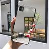Custodia a Specchio in Silicone di Lusso Per iPhone Samsung Galaxy Huawei Honor Xiaomi Redmi Protezione Paraurti