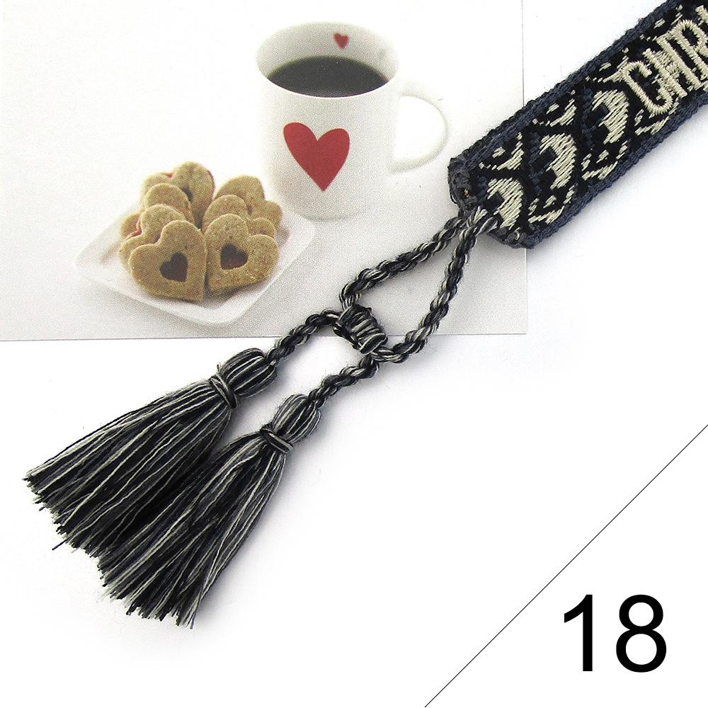 Custom Bohemian Embroidered Bracelet with Tassel and Woven Rope - Handmade Jewelry for Couples and Women