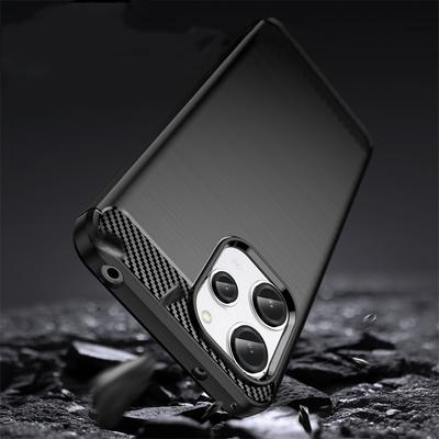 For Cover Xiaomi Redmi 12 Case Redmi 12 9 10 9C 10A 10C 12C Capas Back Carbon Fiber Shockproof Soft TPU Cover Redmi 12 Fundas