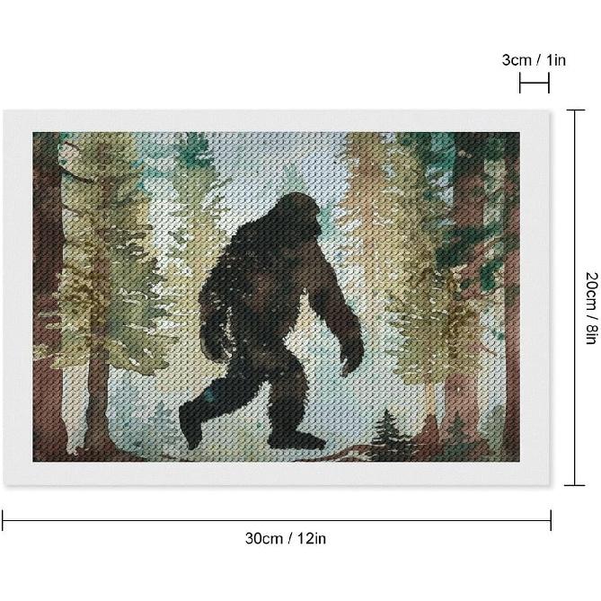 Bigfoot Forest Diamond Art Painting Art Kits Diamond Art Painting Diamond Art Kits 5D Diamond Art Painting Kits DIY Diamond Art for Home Wall Decor