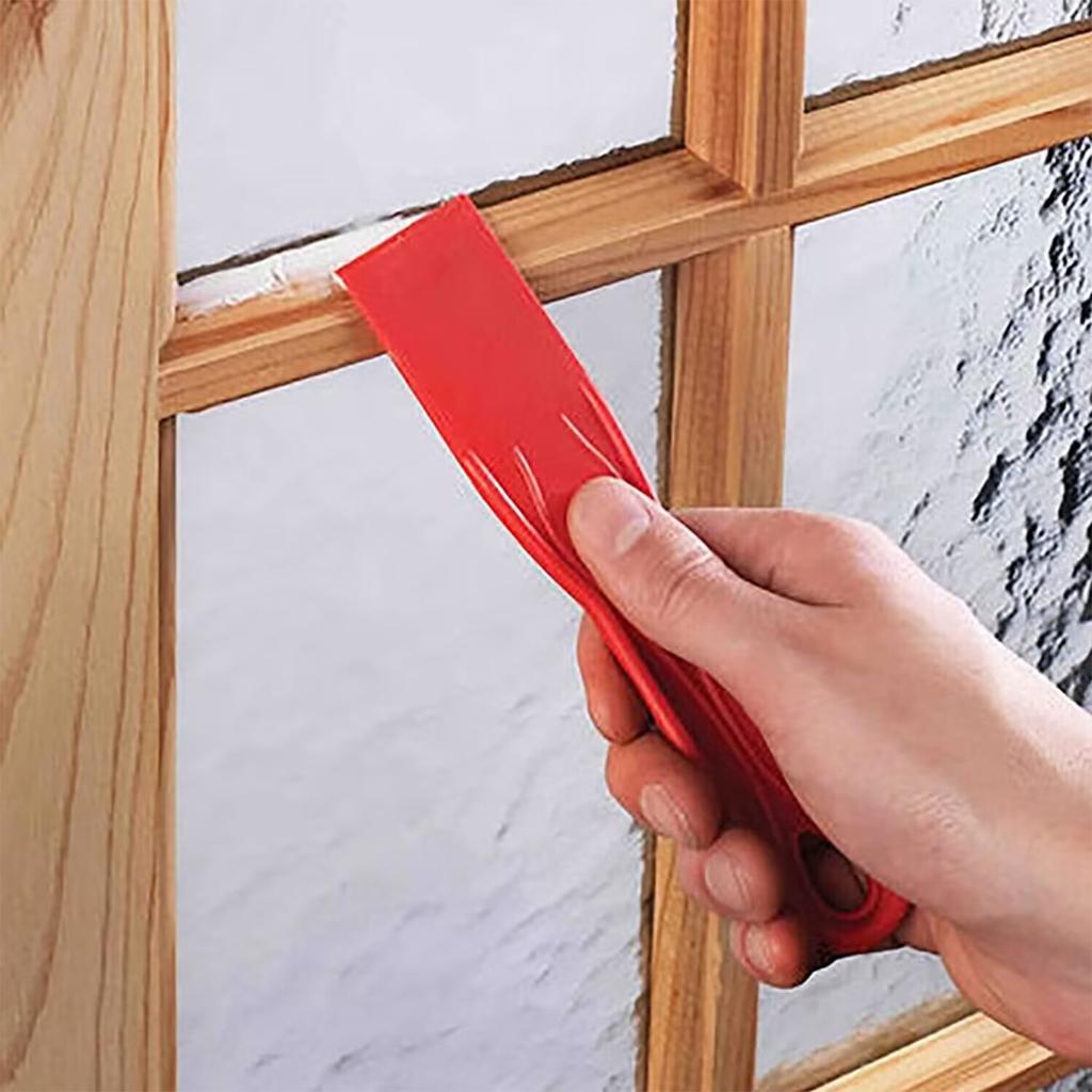 Förpackning med 3 plastspackelspatlar Lämplig för tapetdekaler Spackling Tejpning Texturskapande Professionellt Projekt