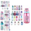 Colorful Cartoon Kids Water Bottle With Leakproof Design And Fun Straws For Baby Feeding