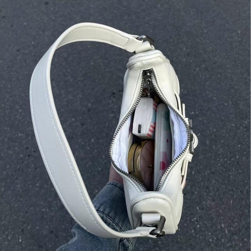 Baguette Bag Women's 2 New Spice Girls Underarm Bag Is Now Popular Pu Leather Personalized Star Buckle Shoulder Women's Bag