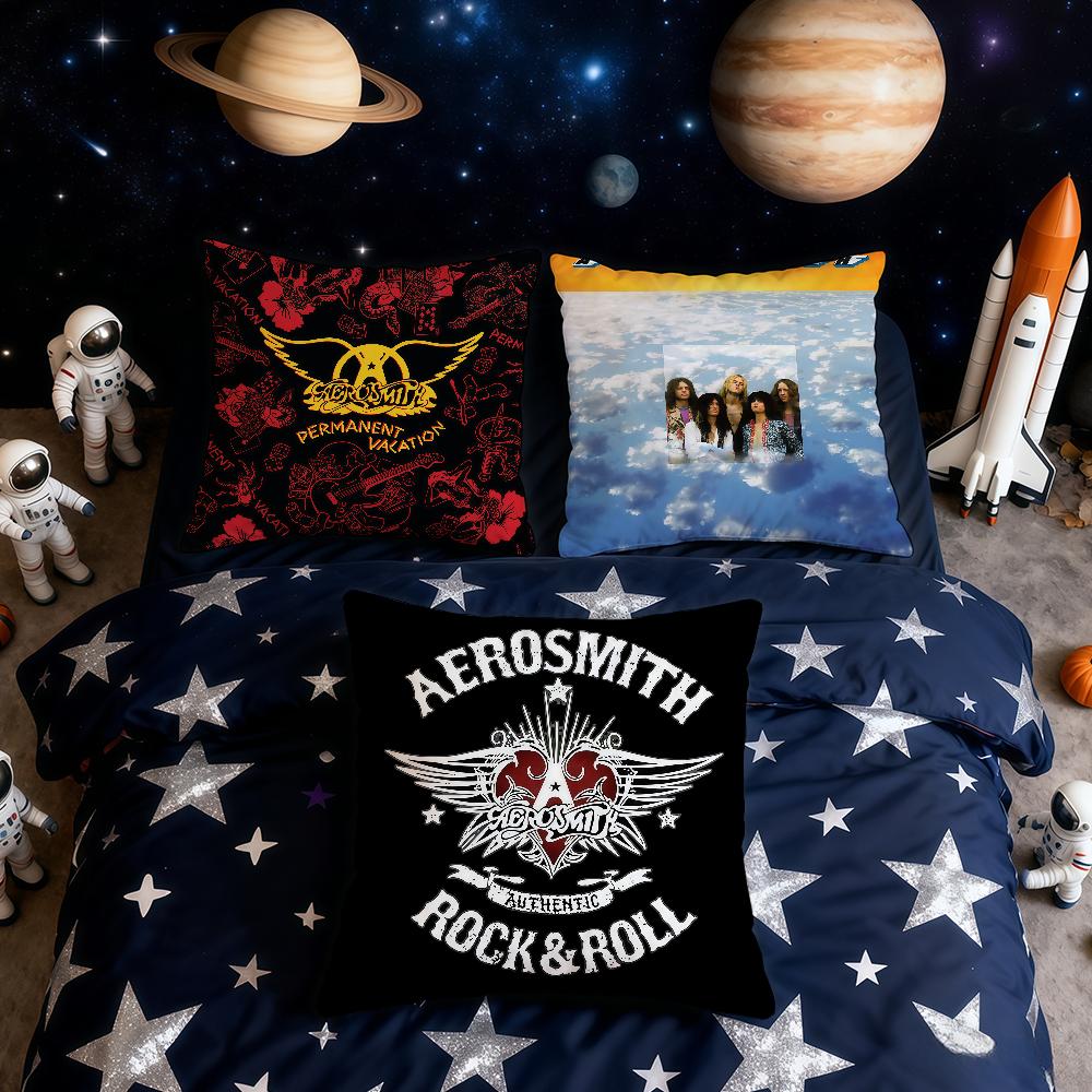 Rock Band A-Aerosmith cushion cover Home Office Convenient Nordic Simplicity Hit With Zipper Cushion Cover