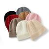 Autumn and Winter New% Wool Twist Knitted Thickened Solid Color Warm Men's and Women's Hats Are In Stock