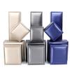 Faux Leather Pendant Ring Display Box Bracelet Necklace Jewelry Storage Case
