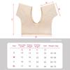 Abiti Assorbenti il Sudore con Imbottitura al Petto Rete Ultra-Sottile Asciugatura Rapida Gilet Fascia Toracica Anti-Sudore Cuscinetti Ascellari T-Shirt