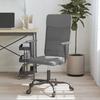 VidaXL Height-Adjustable Office Chair Grey, Chair, Work Chair, Fabric Chair, Computer Chair, Seat of 353014