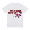 HazbinHotel Lucifer Metal T-Shirt Aesthetic Lucifer MorningStar T Shirt High-end Luxury Hot Product Unisex Cotton Oversized Soft