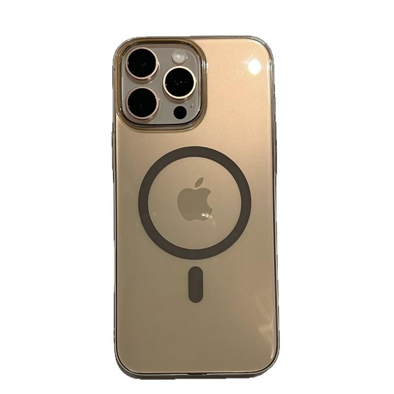 Clear Magnetic Phone Case IPhone 17 Pro Max 16 15 Series Slim Anti-Scratch PC Hard Cover
