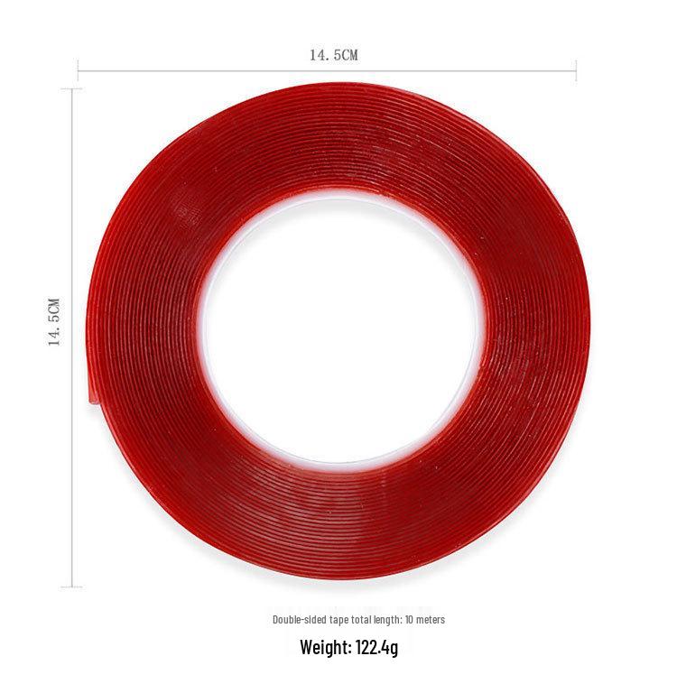 

Пылезащитная прозрачная коробка для хранения и демонстрации ногтей большой емкости с цветной картой 10m Double-sided Tape