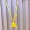 Little Pegasus Solid Pendant Women's 24K Gold AU999 - Pure gold pegasus pendant, vitality boost, ideal friend gift