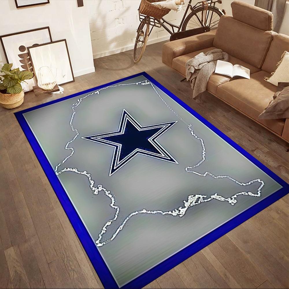 Dallas Area Rug Design for Playrooms Kitchen Hallway Decorate Room Anti-slip Rug Decorate Offices Gift for Festivals