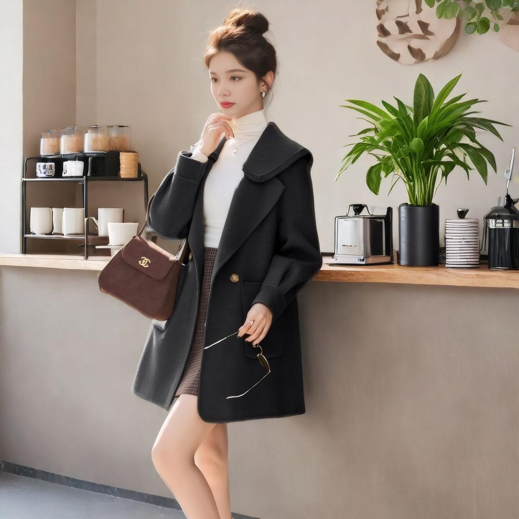 Women's Short Wool Coat, New Autumn and Winter Style, Small Ones, Popular Versatile Autumn and Winter Jacket This Year