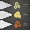 Borner slicer v1 classicline pro set : farbvariante - weiß
