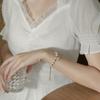 Latest Ladies Freshwater Pearl Bracelets Trendy Stylish Classic Trend Basic Simple Hand Jewelry Accessories Female Niche Wrist Bracelet JewelryFashion