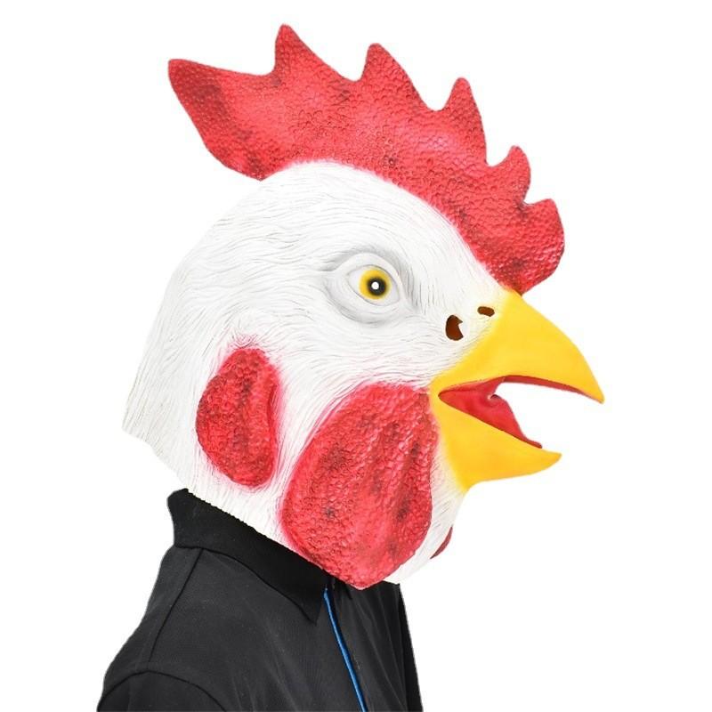 Headgear Rooster Halloween Animal Head Mask For Party Costumes And Themed Events