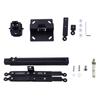 Adjustable Projector Mount Bracket 43-65cm Projector Ceiling Mount Ceiling and Wall Support Holds Up To 15kg Black