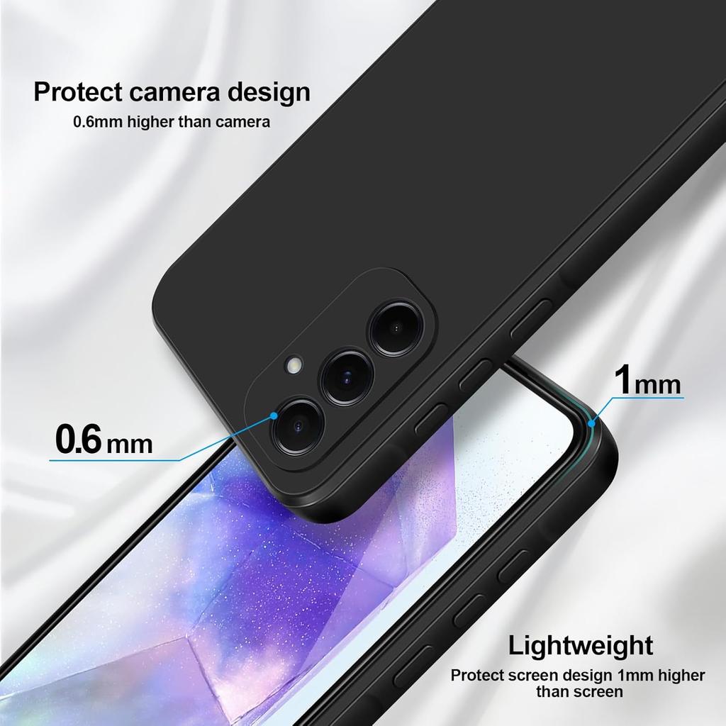 Fashion Solid Colour Shockproof Protective Liquid Silicone Phone Case For Samsung Galaxy A55/A35/A25/A15/A05S/A05
