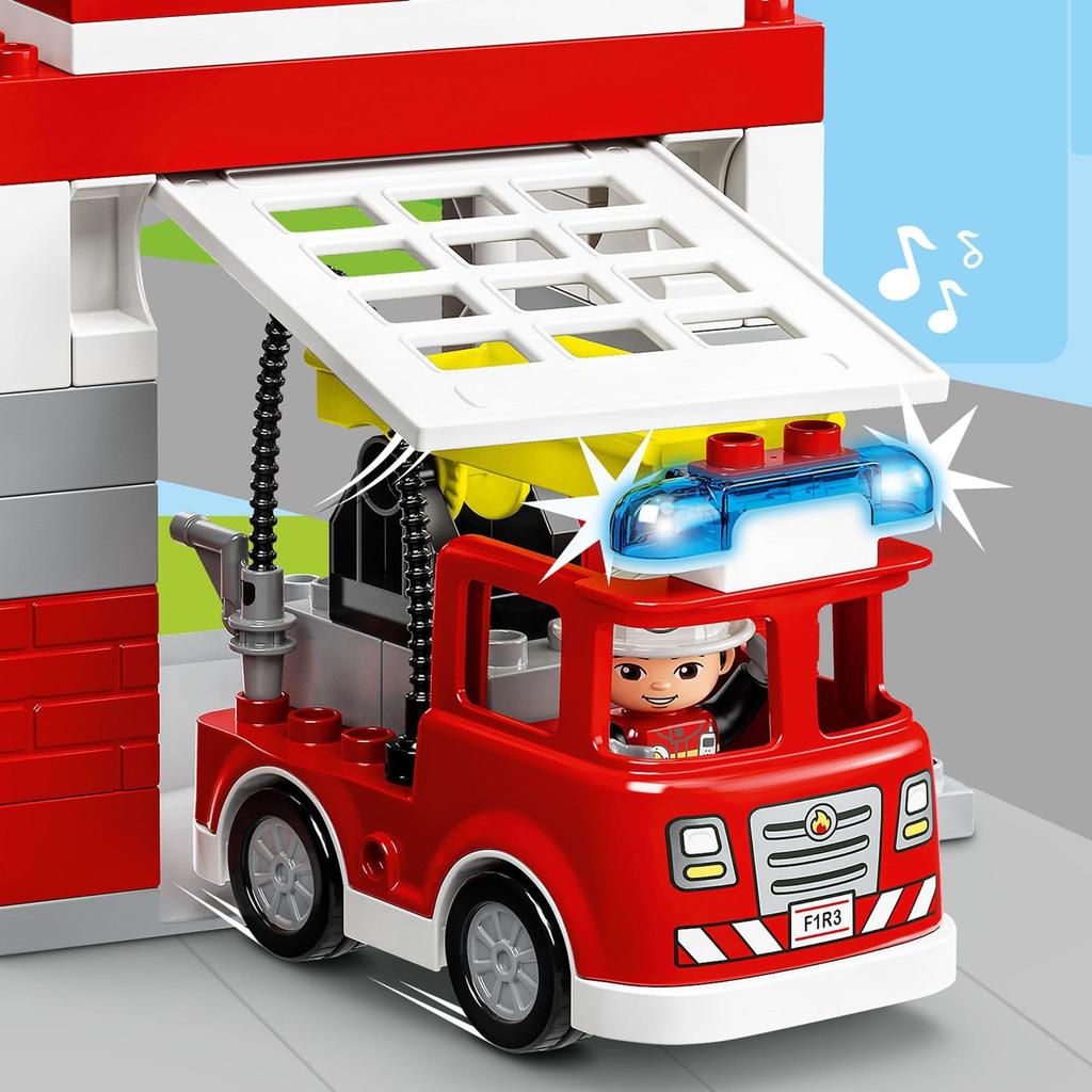 LEGO Duplo Duplo City Firefighter Helicopter 10970 Toy Block Present Infant Baby Firefighter Helicopter Boys Girls 2 years old and up