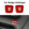 Top Roof Microphone Cover Trim for Dodge Challenger/Charger 15+ Red Accessories