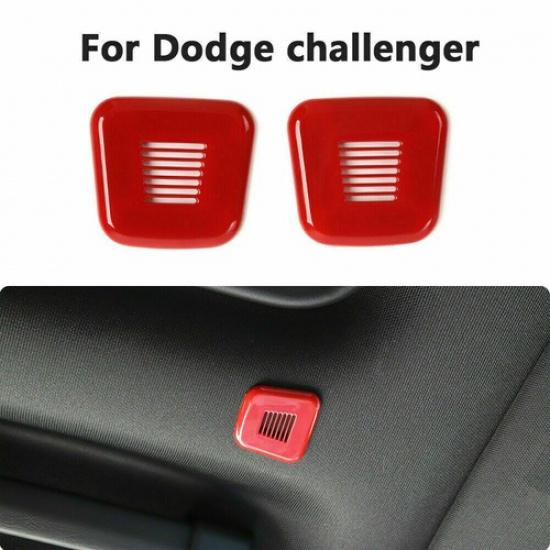 Top Roof Microphone Cover Trim for Dodge Challenger/Charger 15+ Red Accessories