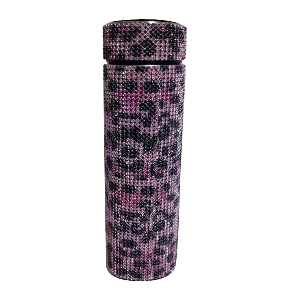 Diamond Thermo Bottle 500ml Water Bottle Stainless Steel Smart Vacuum Flask 1x