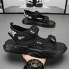 Summer New Men's Sandals, Trendy Beach Shoes, Versatile Retro Lightweight Wear-resistant Wholesale
