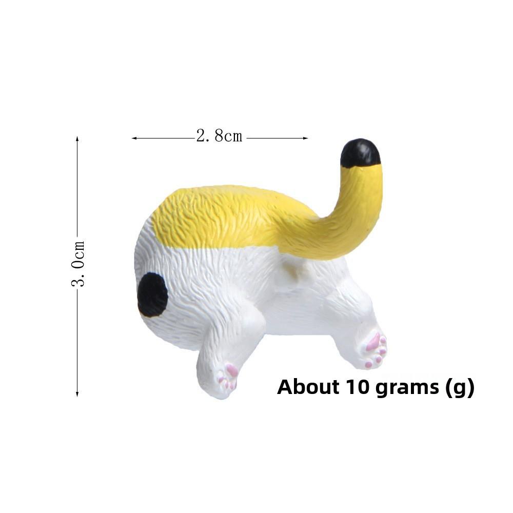 Creative Cat Butt Resin Refrigerator Magnets Sculpture For Gift And Home Decor