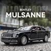 1/24 Bentley Mulsanne Alloy Car Diecasts & Toy Vehicles Car Model Sound and Light Pull Back Car Toys for Kids Gifts