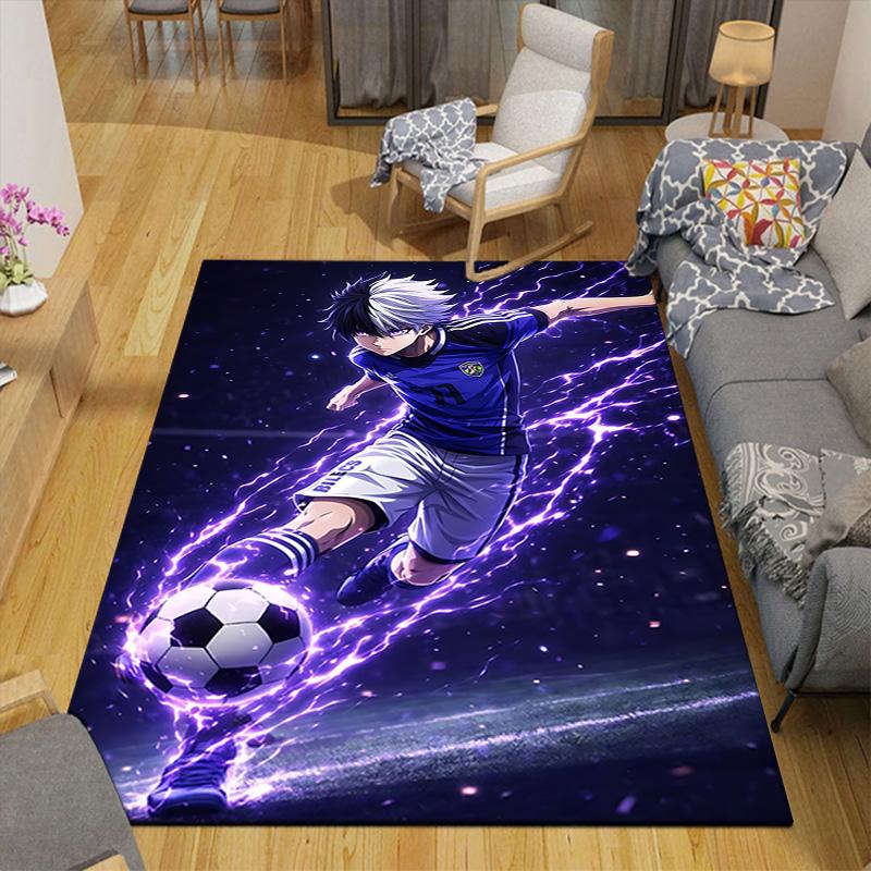 1pc Electric Soccer Kick Rug, Office Carpet Indoor Outdoor Entrance Doormat, Non-Slip Soft And Comfortable, Living Room. Q7140197