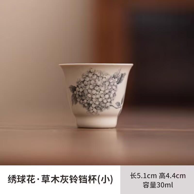 

Хунъюэ Трава и Дерево Пепел Ретро Одинарная Чашка Набор для Чая Кунг-фу Керамическая Китайская Чайная Чашка Бытовая Чайная Чашка Мастер-Чашка Чашка для Аромата