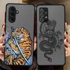 Phone Cover Case for Samsung Galaxy A53 A16 A15 A34 A36 A17 A52 A52S A72 A14 A23 A35 A73 A33 A54 A56 A55 Cool Tiger Dragon
