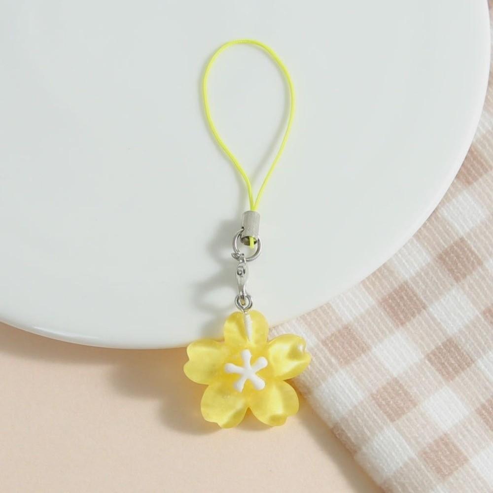 Transparent Transparent Bag Phone Chains Solid Color Kawaii Pendent Accessory Handbag Decoration