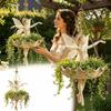Hanging Chain Fairy Dancer Planter Resin Decorative Plant Holder New Mermaid Planter  Balcony Decor