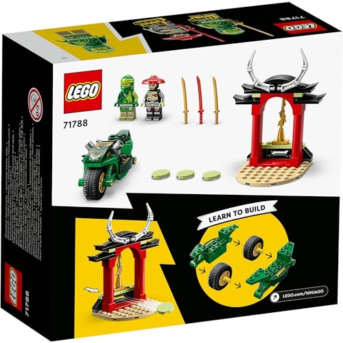 LEGO Ninjago Lloyd's Ninja Street Bike Toy Present Birthday Block Educational Christmas Boys Girls Children 4 Years Old 5 Years Old 6 Years Old Battle