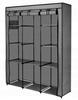 Textile Wardrobe With 10 Shelves Mira Maxi Anthracite