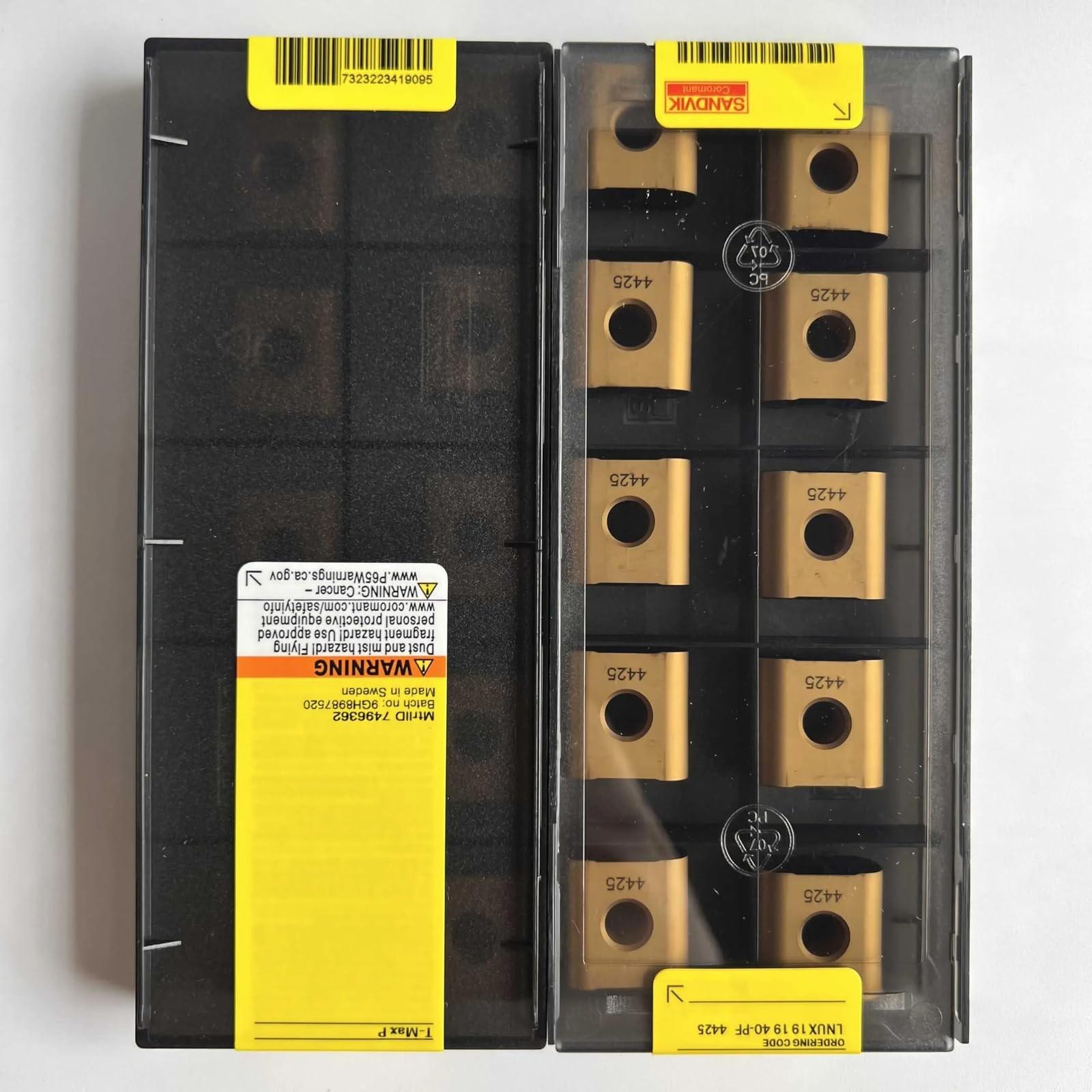 

Original Sandvik / LNUX191940-PF 4425 / CNC lathe carbide blade 10 PCS