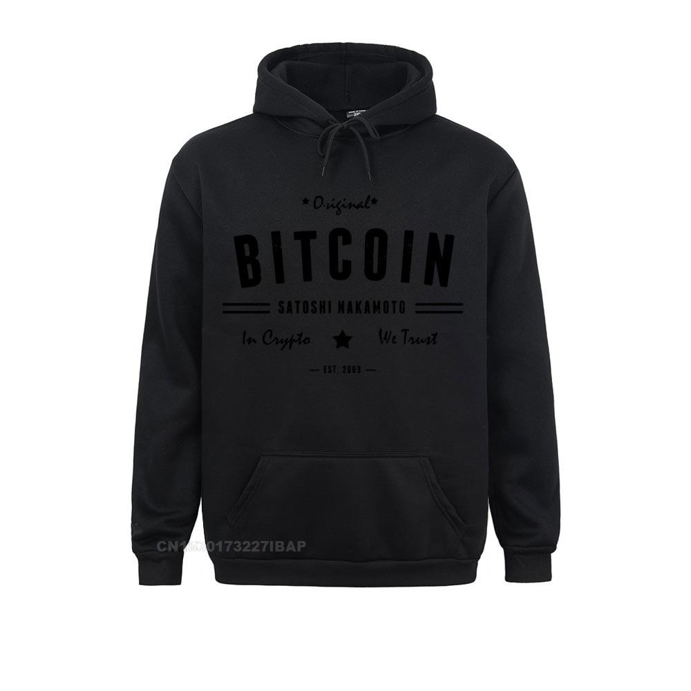 Bitcoin Original Satoshi Crypto Cryptocurrency Cotton Fun Hoodie Crew Neck Jacket Long Sleeve Men Sweatshirt