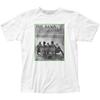 The Band Bench Heren T-shirt Muziek Klassiek Concert Rock N Roll Band T-shirt Nieuw Wit