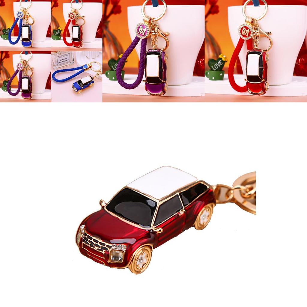 Adorable Creative Land Rover Model Car Keychain Perfect For Cute Bag Accessories