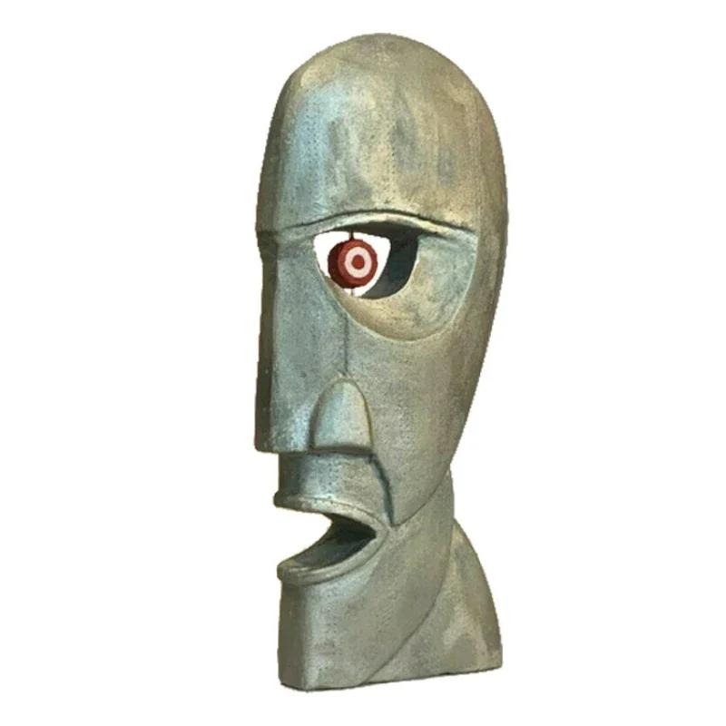 

Колокол Скульптурная абстрактная фигура Половина лица Украшения на все лицо Украшения на голову человека Украшения для гостиной Изделия из смолы