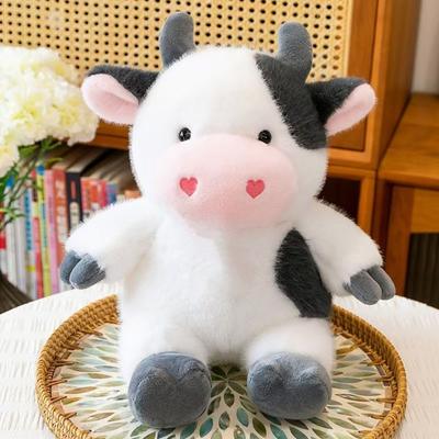 Fluffy Animals Cow Toys Cartoon Cow Plush Toy Cow Stuffed Plush Doll  Gifts To Friend