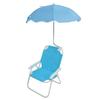 Children Beach Chair Folding Portable Camping Chairs Outdoor Lawn Sand Chair with Umbrella for Picnics Vacations Parties
