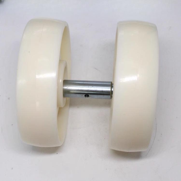 Manual Forklift Parts, Manual Hydraulic Forklift Truck Wheels PU Nylon Drum Assembly 160 50 nylon wheel